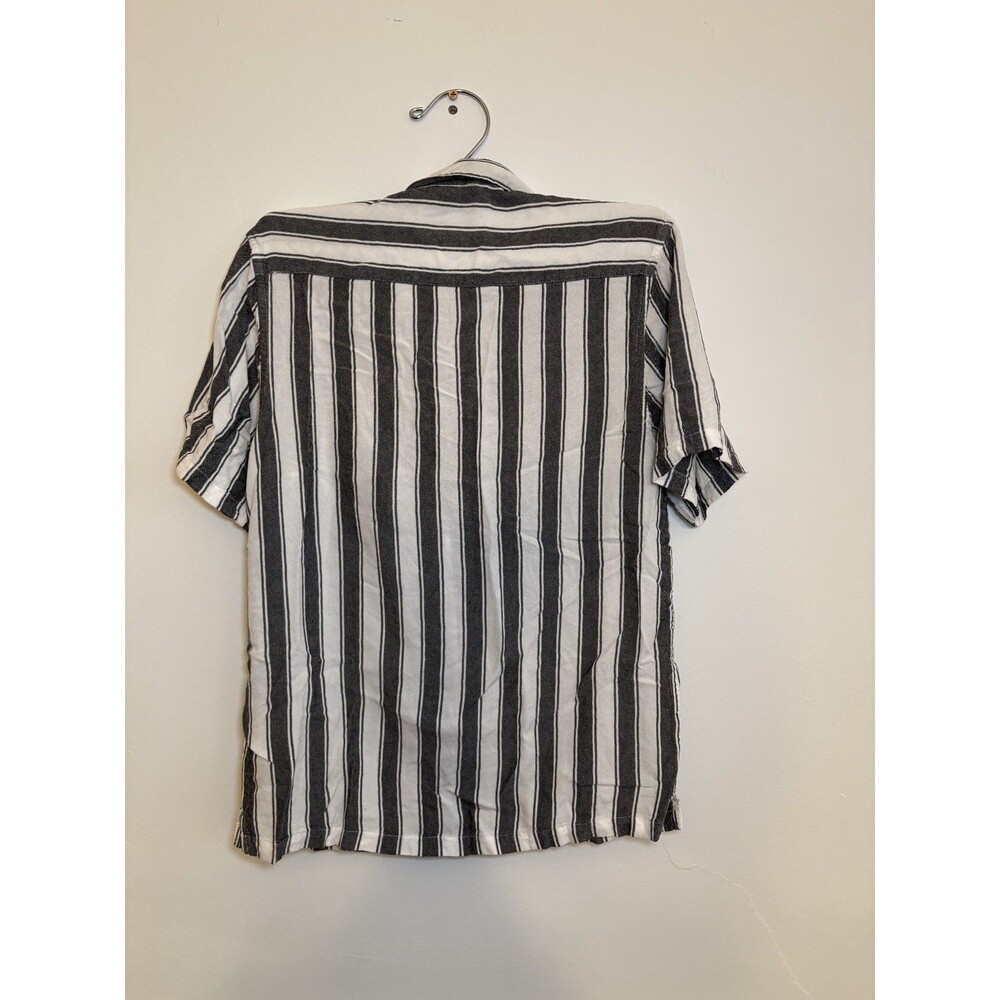 Carhartt Shirt Women's Extra Small Loose Fit Short Sleeve Button Up Stripe - Picture 3 of 4